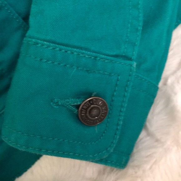 LIKE NEW Teal Old Navy Rockstar UtilityJacket S/XS - Picture 3 of 7
